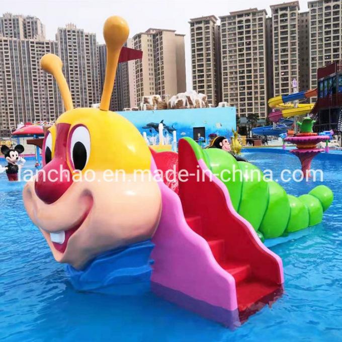 Fade Resistant Swimming Pool Water Slide Children Water Park Slide 0